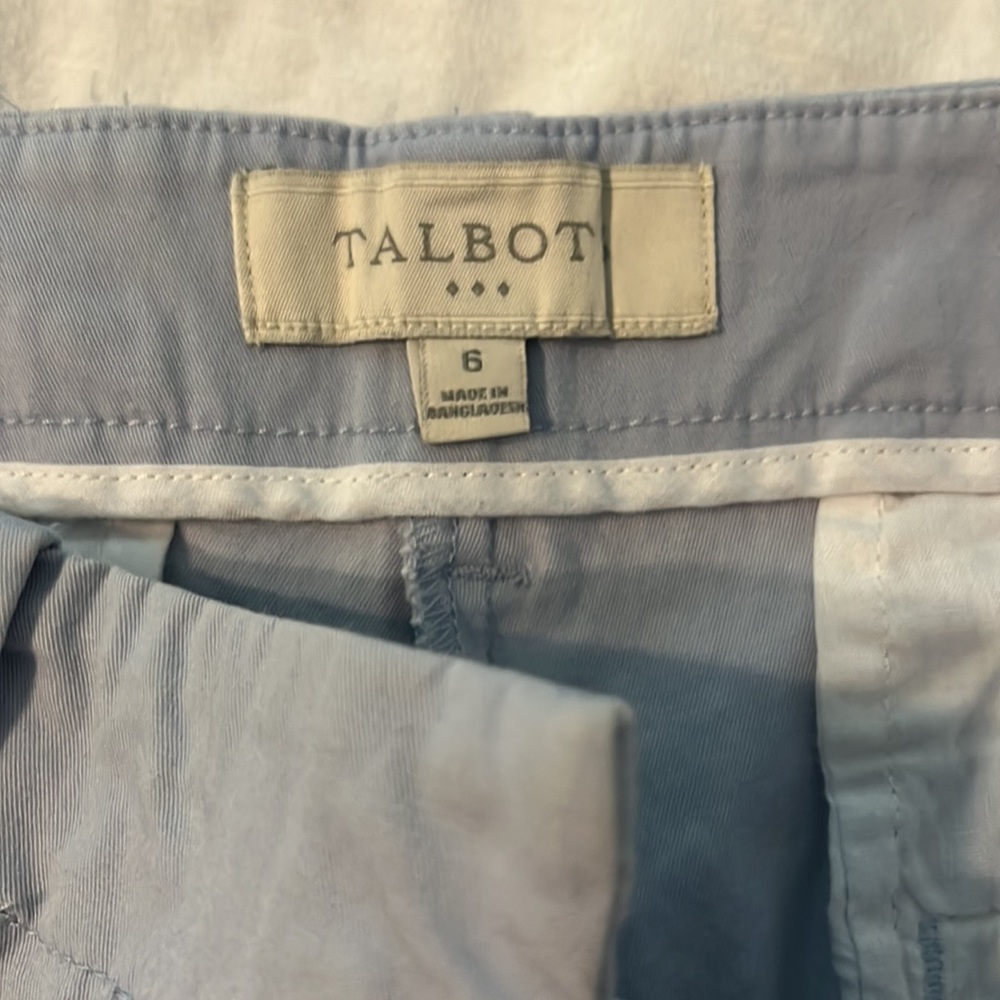 Sky Blue Ankle Pants Talbots - Picture 5 of 10